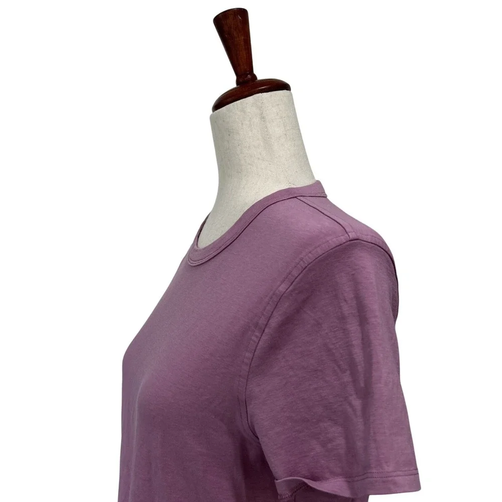 Lululemon Women's Medium Love Crew Tee Shirt Purple Boxy Oversized Preppy